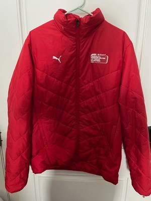 Puma F1 Las Vegas Grand Prix Guest Services Red Puffer Jacket Sz Large 606659-01