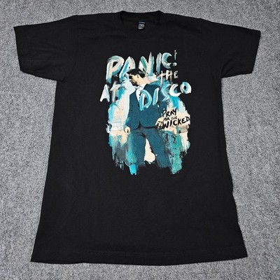 Panic at the Disco Tshirt Black Pray for the Wicked Pop Rock Punk Emo Band Tee 