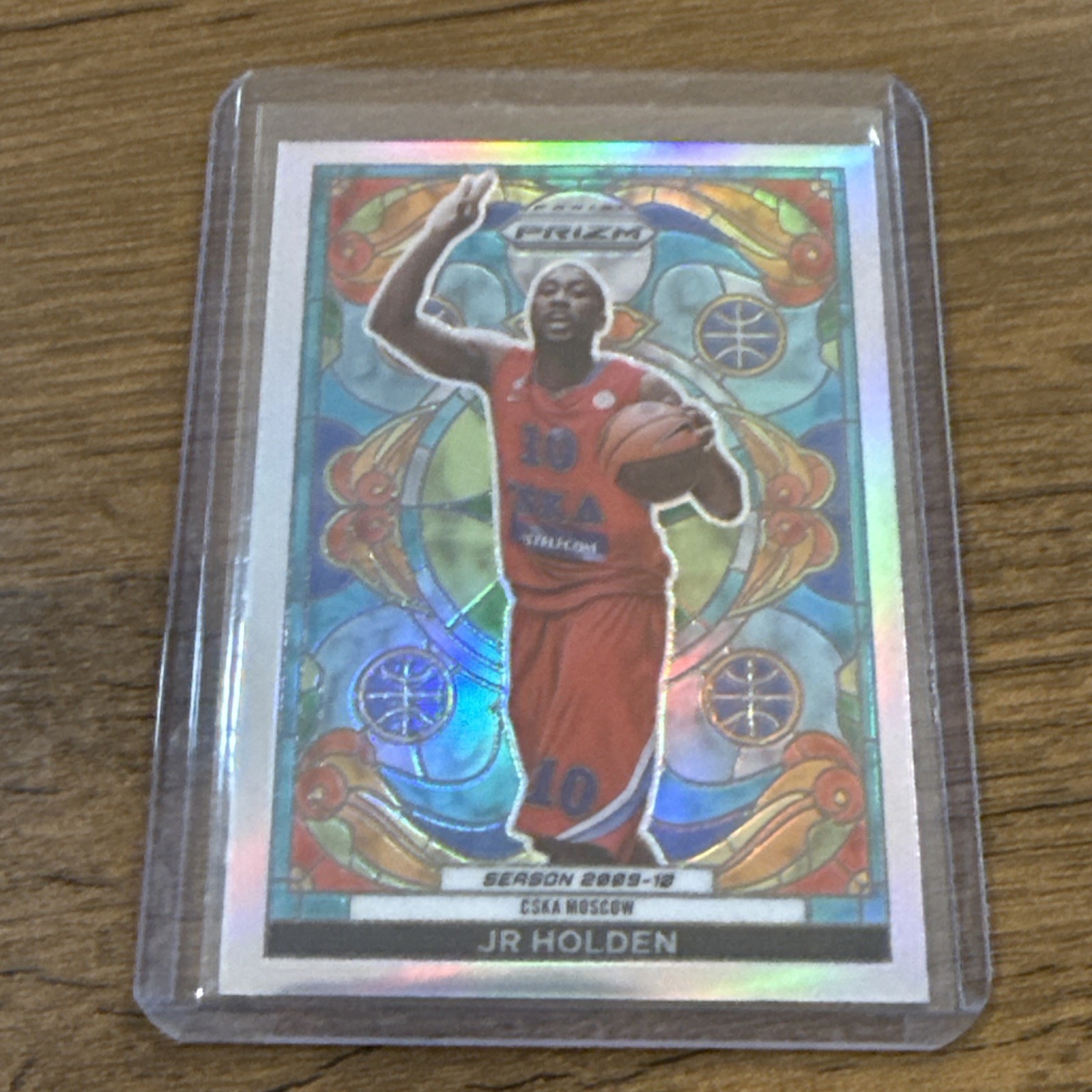 JR Holden 2023-24 Panini Prizm Turkish Airlines EuroLeague #17 Stained Glass