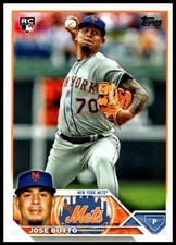 2023 Jose Butto Rookie Topps Series Two Baseball #615 New York Mets