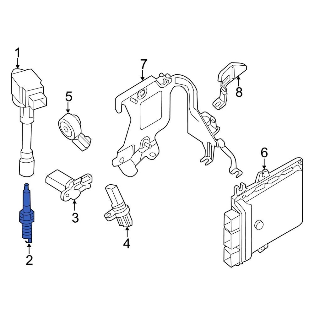 For Infiniti G35 2007-2008 Infiniti 22401EW61C Spark Plug