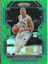 2021-22 Panini Prizm #221 Mason Plumlee Green