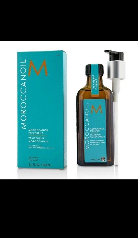 Nuevo En Caja Moroccanoil Tratamiento Original Cabello 3.4 OZ / 100 ml Bomba Incluida Foto 2 de 3