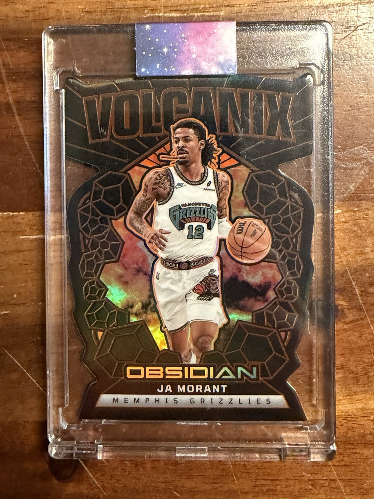 2024-25 Obsidian Basketball Ja Morant Volcanix Case Hit Die Cut No. 24