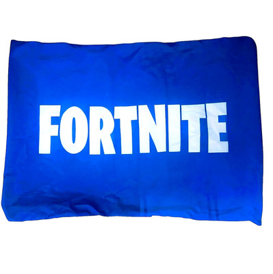 1 FORTNITE Pillow Sham Blue White Pillowcase 28''x 20'' Epic Games 2021 Polyester 