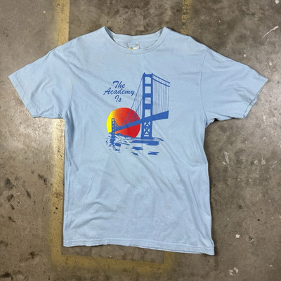The Academy Is... Band Emo Light Blue Cotton T Shirt Size S-5XL
