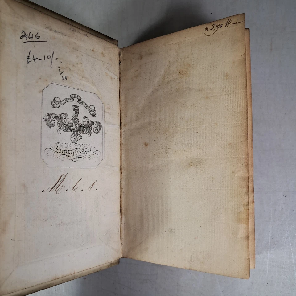 Hesiodi Ascraei 1701 Hardcover Antique Book Amsterdam In Latin - Image 4 of 4