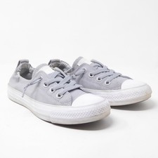 Converse Chuck Taylor All Star Shoreline Slip On Light Grey Sneakers Women US 7