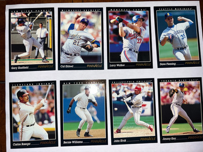 1993 PINNACLE BASEBALL CARDS YOU CHOOSE 1-250 MLB CARD FREE SHIPPING