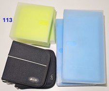 6 Stück CD/DVD Aufbewahrung - Taschen / Etuis / Boxen