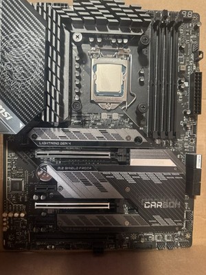 Intel i7-11700K CPU + MSI Z590 Carbon WiFi MB +NZXT Kraken Z63 LCD Cooler BUNDLE