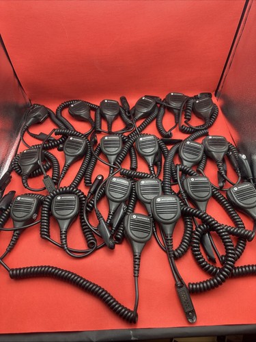 Lot Of 20 PMMN4021A Speaker Mic For Motorola HT750 HT1250 HT1250LS PR860 PRO505