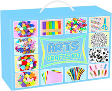2000 PCS Lavoretti Creativi per Bambini Tutto-In-1 Kit Artigianali Con Scovolini