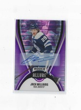 25-26 UD Allure Purple Diamond Jack Williams RC Auto./10