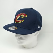 New Era 9Fifty NBA Cleveland Cavaliers Snapback Hat Cap Navy Blue Adjustable