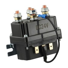 Compact 24V 250A Winch Solenoid Relay for 9000 lb Control Remote Functionality