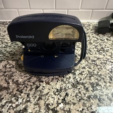 Polaroid 600 Instant Film Camera in Navy Blue Body