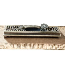 Alloy Incense Burner Horizontal Stick Holder Box for Sandalwood Agarwood Home