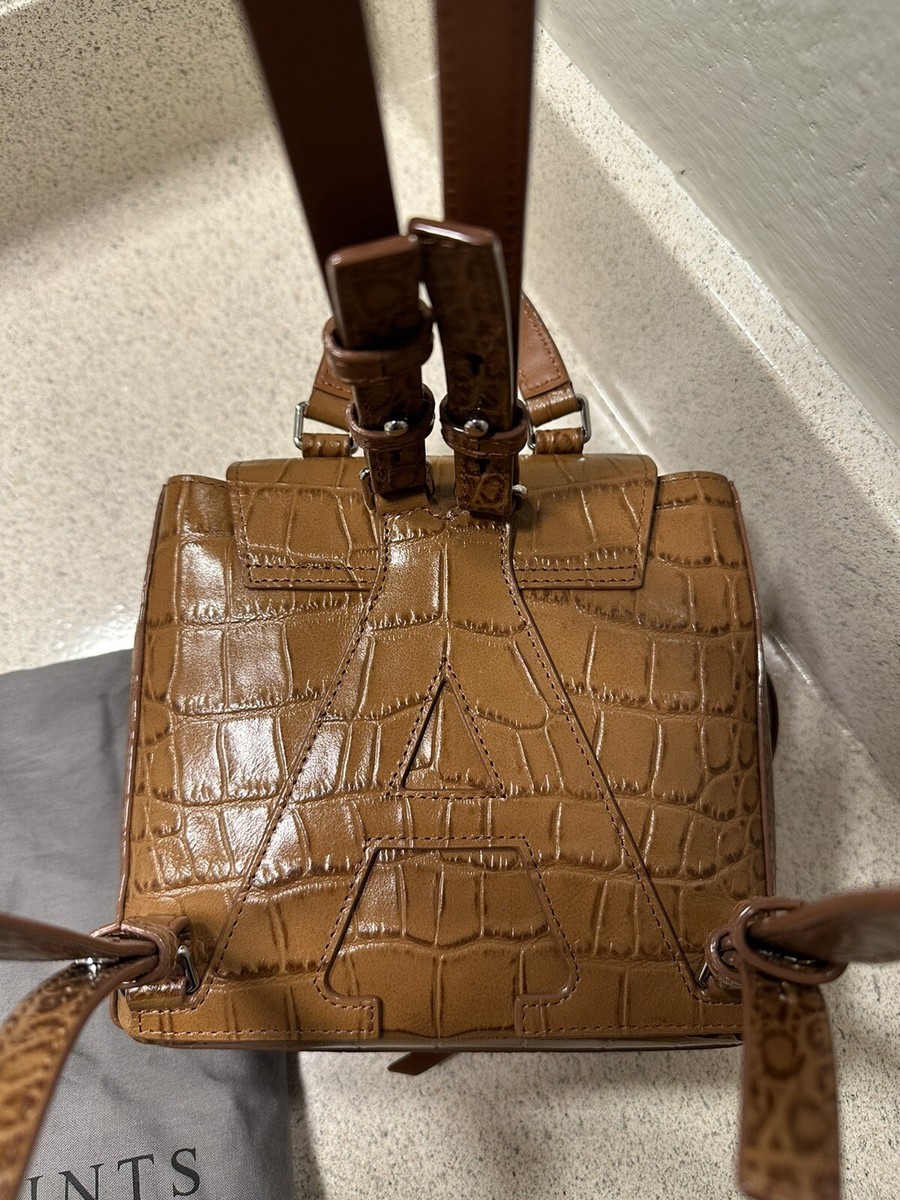 AllSaints Polly Mini Backpack. Brown Leather. Sold Out. Retail $275 | eBay