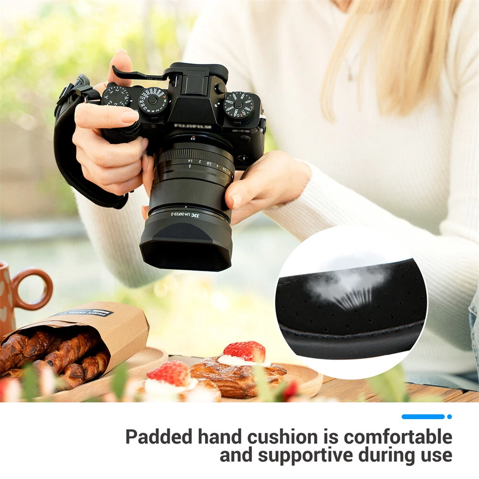 JJC Secure Padded Wrist Strap for Nikon Coolpix P1100 / P1000 / P950 / P900 B500 - Image 2 of 4