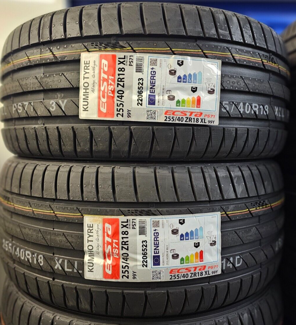 4X KUMHO PS71 SPORT 255/40 ZR18 225 45 18 XL UHP TYRES 2554018