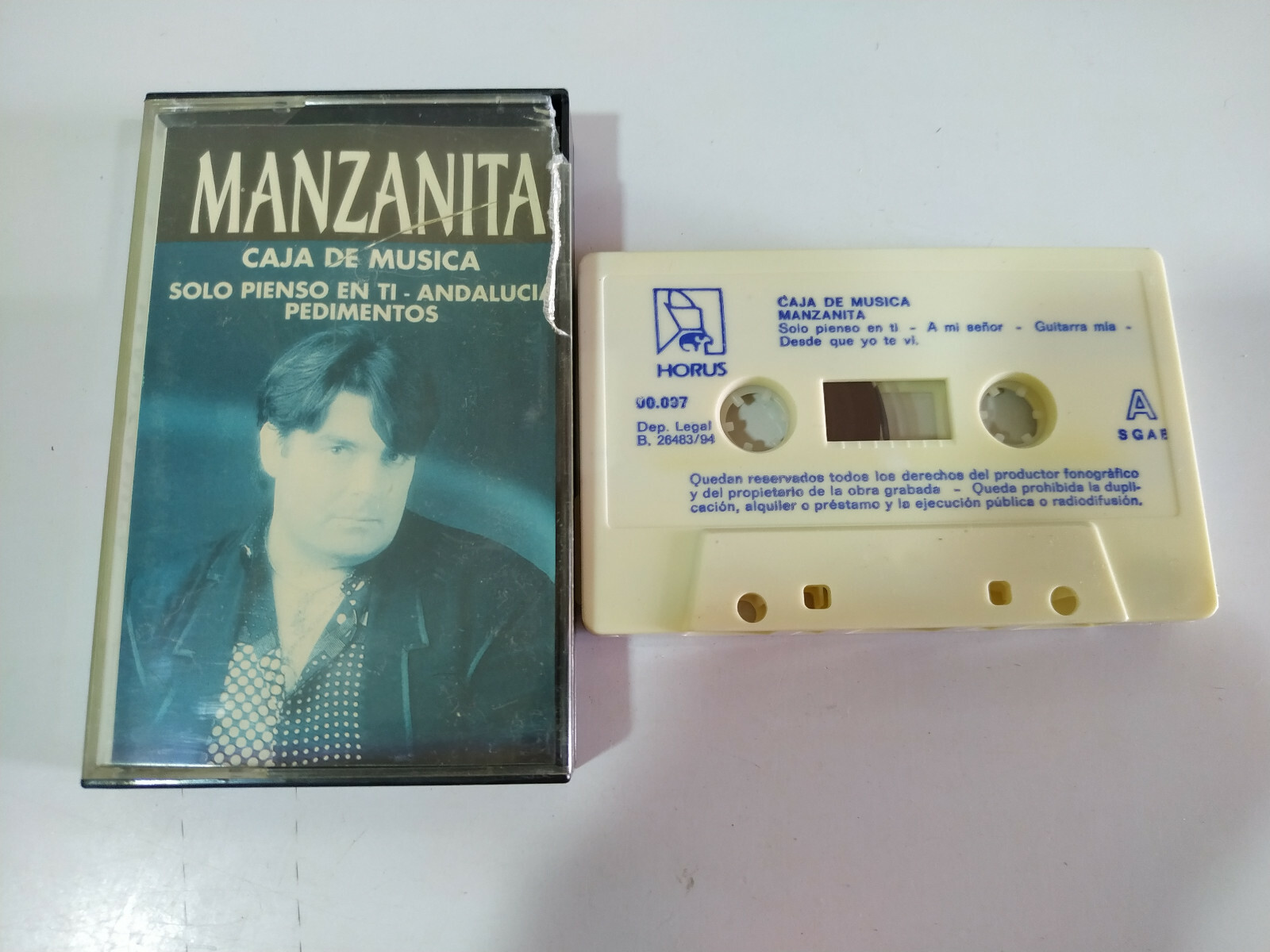 Manzanita Music Box Flamenco 1994 Horus - Tape Cassette - 2T