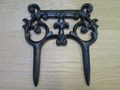 Rustic Boot Scraper Black Wax Old Country Vintage Rustic Cast Iron Garden Mud Boot Wellies Shoe Footwear Scraper