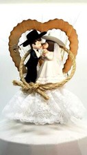 Cake topper western matrimonio legato al tuo cuore WR20 FATTO A MANO NEGLI USA