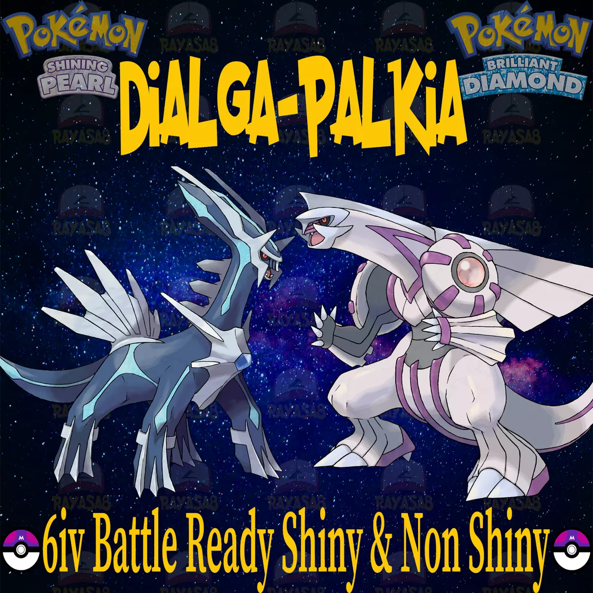 Pokemon Sword and Shield Dialga 6IV-EV Trained