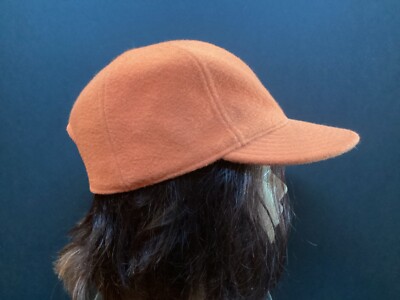 kate spade saturday Let Loose! cap hat orange wool blend OS  display picture 1