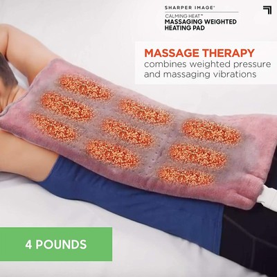 Calming Comfort Calming Heat by Shaper Image 4lb Heating Pad w/ 27  Combinations 740275053973 | eBay