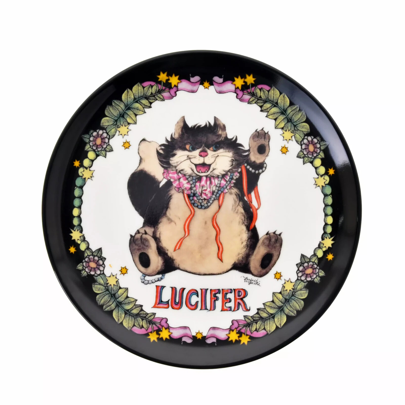 Диснеевский магазин Япония ДИСНЕЙ ЮКО ХИГУТИ тарелка Люцифера