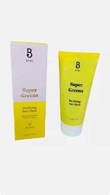  BYBI Super Greens Purifying Face Mask 2.0 fl oz Vegan Plant Powered Skincare