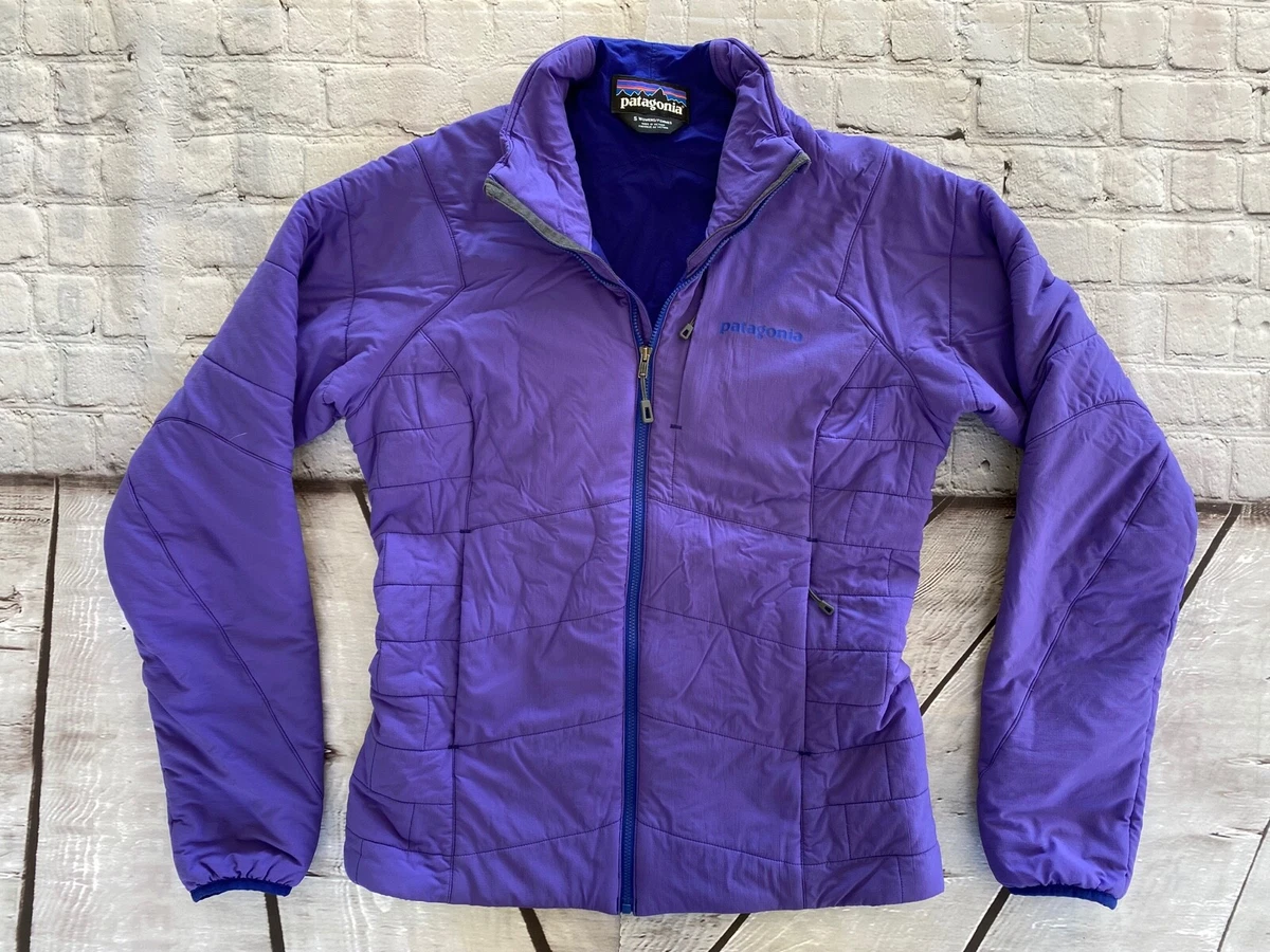 Womens PATAGONIA Purple Nano Air Full Zip Sweater Jacket Small $199