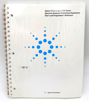 Agilent Technologies PSA Series Spectrum Analyzers Programmer's Reference