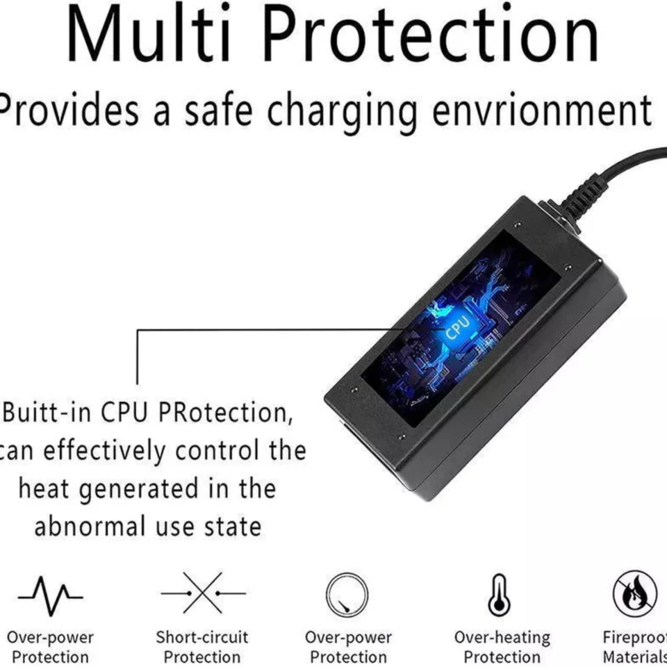 Universal 65W Laptop Charger USB-C Type-C Connector Computer AC Adapter Charger - Image 4 of 4