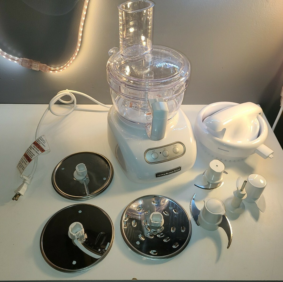 kitchenaid KFP740QWH3 Household FOOD PROCESSOR With Accessories