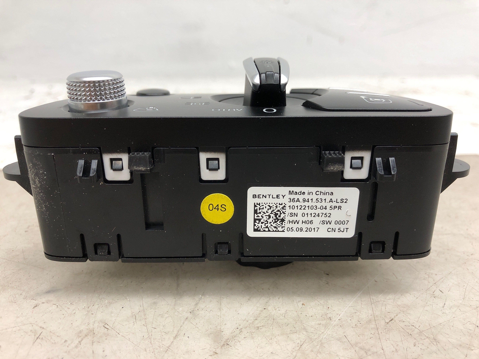 2016-2020 BENTLEY BENTAYGA DASH HEADLIGHT NIGHT VISION CONTROL SWITCH 36A941531A