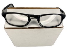 Magnetic Unisex Reading Eyeglasses with Long Adjustable Frames and Clear Lenses