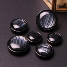 6pcs Harz Knöpfe Rundschaft Knopf für DIY Jacke Trenchcoat Mantel Nähen Kleidung