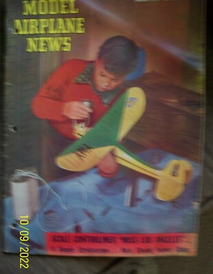 Model Airplane News Magazine March 1949 Scale Controliner 