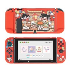 Geekshare Protective Case for Nintendo Switch Console  Joy Con Cover Christmas