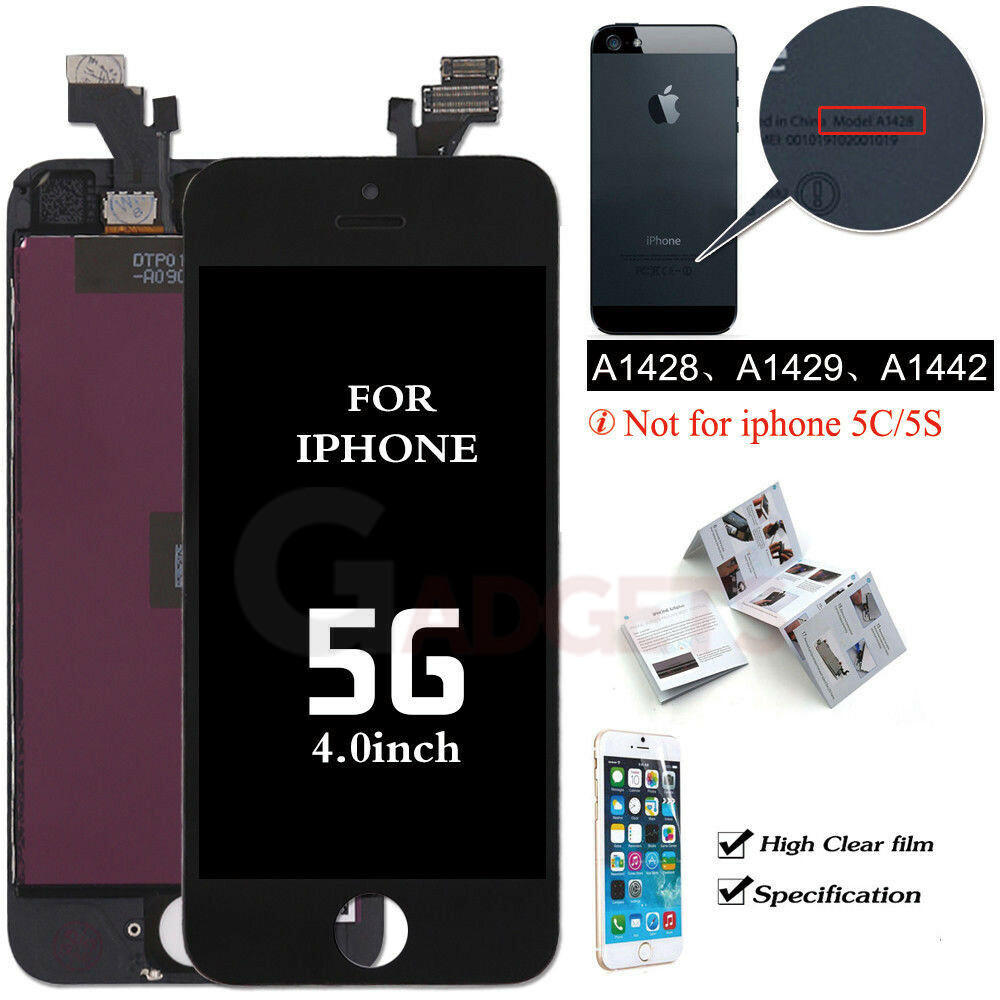 コンピュータ・IT iPhone 5 for iPhone 5 5g LCD Digitizer Touch