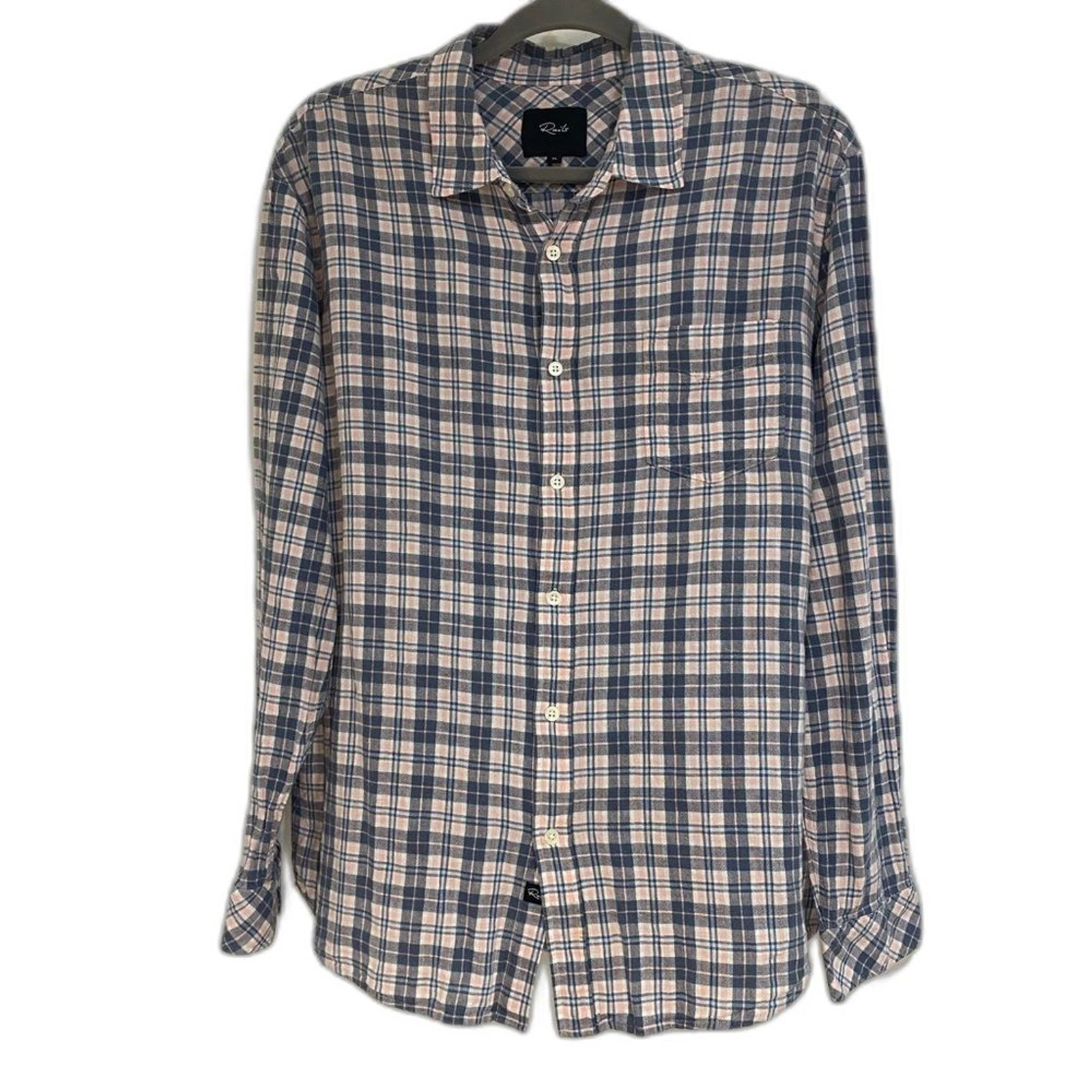 Men’s Rails Connor linen blend shirt