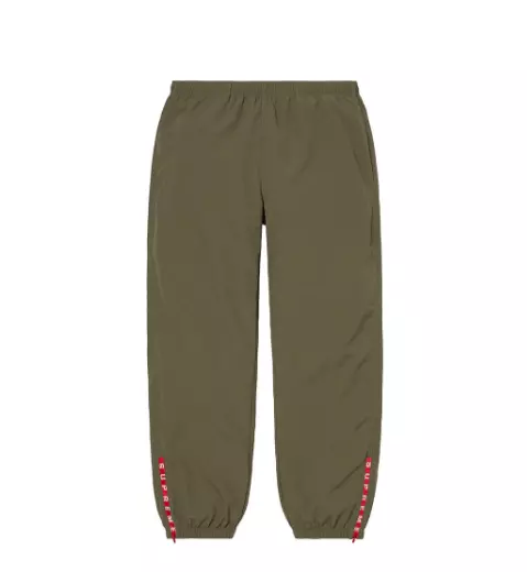 Supreme Warm Up Pant Size Small Olive FW21 New York Prada Supplex Nylon