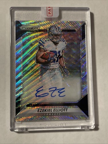 Ezekiel Elliott #RA-EZE 2016 Panini Prizm Rookie Autograph card
