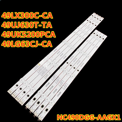 Led Strips For 49UJ6300 49LK5700 49LJ5500 49UK6200 49UK6300 NC490DGG-AAFX1-41CA