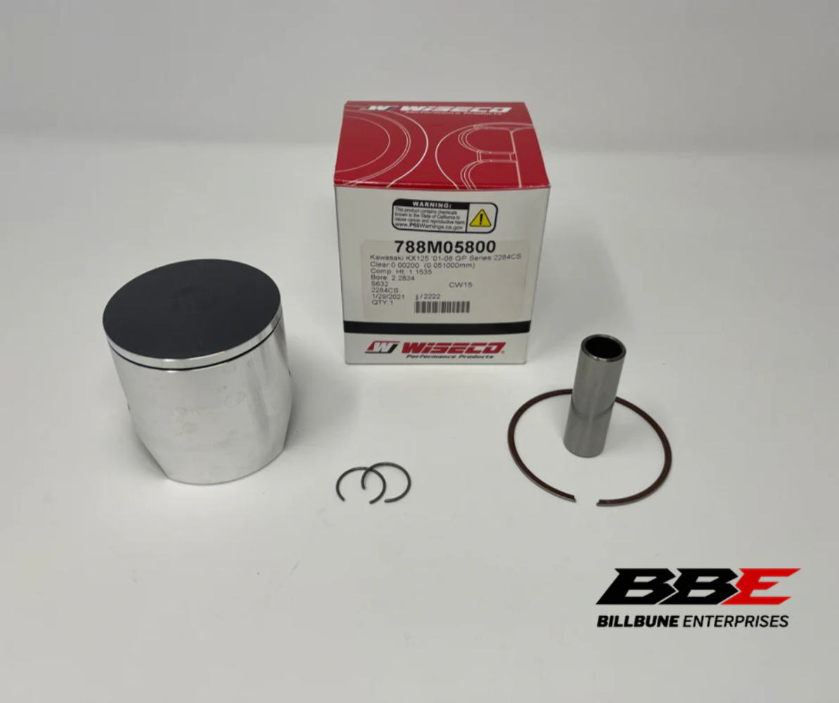 kaao01様 01-'08 Kawasaki Kx125 Wiseco GP Series 58.00mm Bore Piston Kit