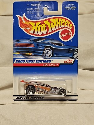 2000 Hot Wheels #73 First Edition Surf Crate light purple roof full crd