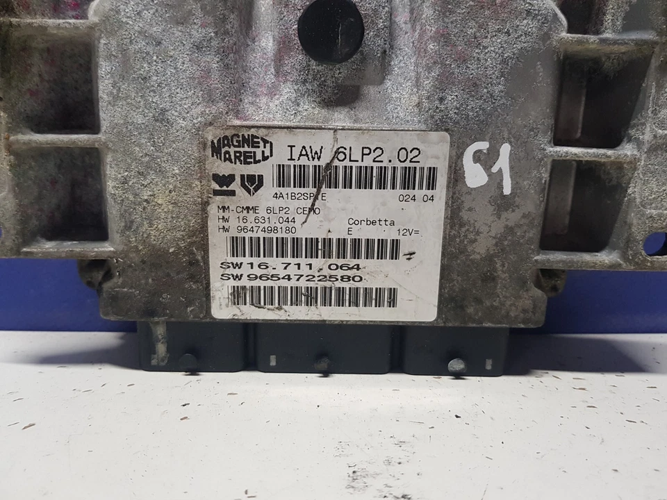 Peugeot Citroen Iaw6lp202 Iaw 6lp2.02 Oem Genuine Electric Control Unit Ecu - Изображение 2 из 3
